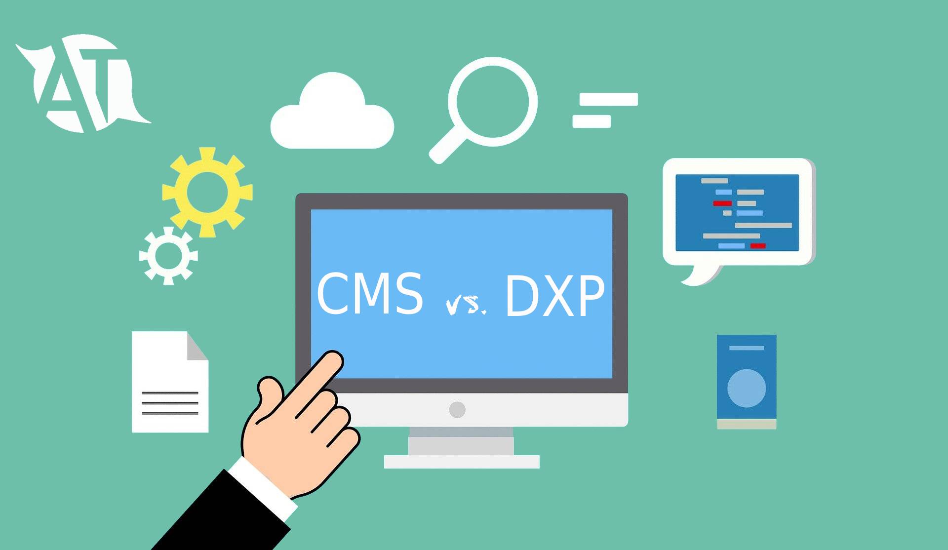 Differences between CMS and DXP